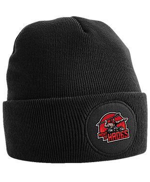 Might Of Hades - Circular Patch Beanie