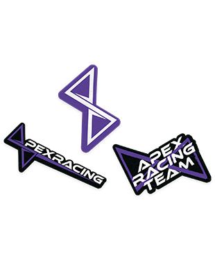 Apex Racing - Sticker Pack (3 x Stickers)