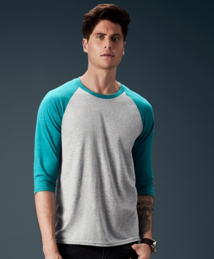Anvil Tri-Blend 3/4 Sleeve Raglan T-Shirt