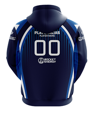 Cloudy - Esports Hoodie without Zipper - Blue