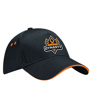 Dynasty - 5 Panel Cap with Sandwich Peak