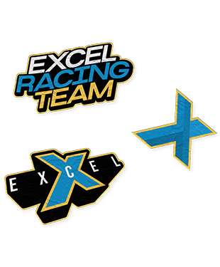 Excel Racing Team - Sticker Pack (3 x Stickers)