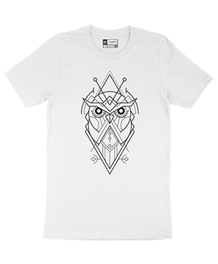 Mythical Geometry - Owl - Organic T-Shirt