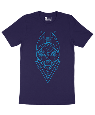 Mythical Geometry - Wolf - Organic T-Shirt