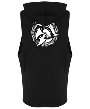 Spartan Nation - Sleeveless Muscle Hoodie