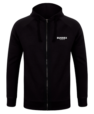 Slim fit black on sale zip up hoodie