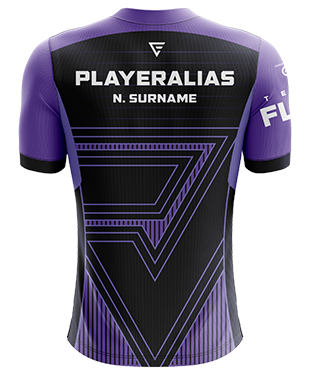 Team Flux - Pro Short Sleeve Esports Jersey - Purple