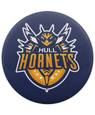 Hull Hornets - Badge Pack (3 x Pin Badges)